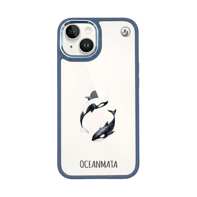 iPhone 14 Hülle - Orca blau - "OrcaFlow" - nachhaltig