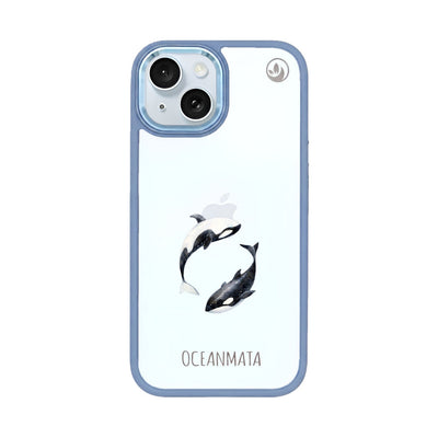 iPhone 15 Case - Orca Blue - "OrcaFlow" - sustainable