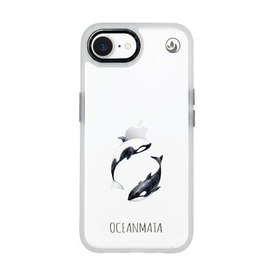 iPhone 16e/17e Hülle - Orca blau - "OrcaFlow" - nachhaltig