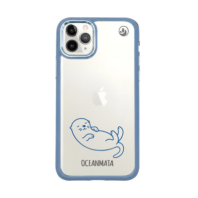 iPhone 11 pro hoesje - Otterblauw - duurzaam