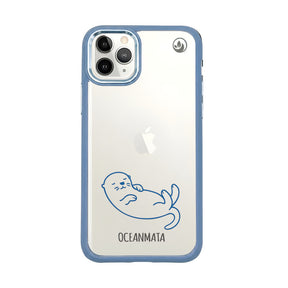 iPhone 11 pro hoesje - Otterblauw - duurzaam