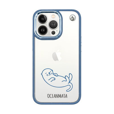 iPhone 13 pro Hülle - Otter blau - "Otter" - nachhaltig