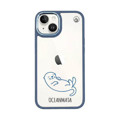 iPhone 14 hoesje - Otterblauw - duurzaam