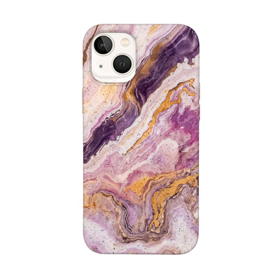 iPhone 13 mini Hülle - Marmor pink - "PinkMarble" - nachhaltig