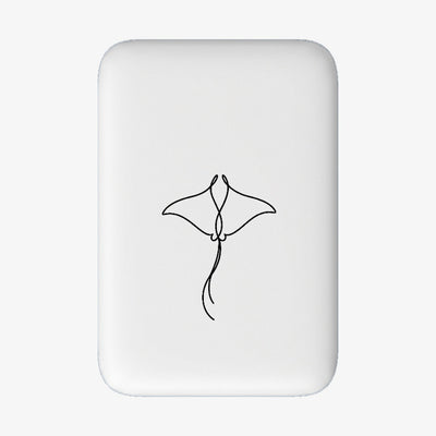 Powerbank MagSafe - "Mantaray" - nachhaltig