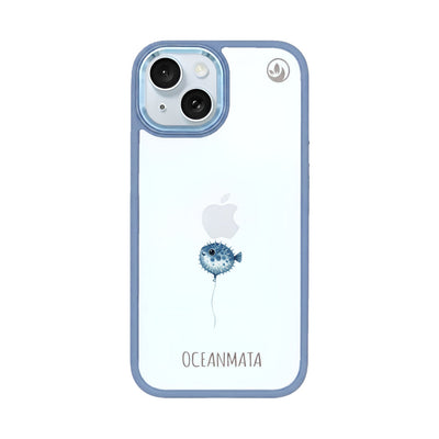 iPhone 15 Case - Pufferfish Blue - "Pufferfish" - Sustainable
