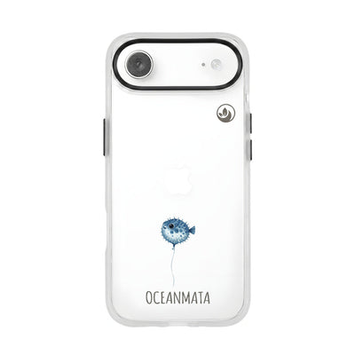 iPhone 17 Air Case - pufferfish blue - "Pufferfish" - sustainable