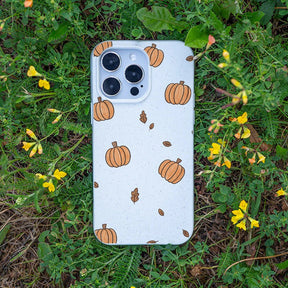 Biologisch abbaubare Handyhülle iPhone 16 pro max Pumpkin — kompostierbar — Bonus