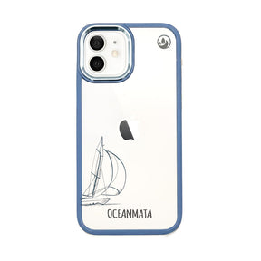 iPhone 12 mini Case - Line art Whale - "Raumschot" - sustainable
