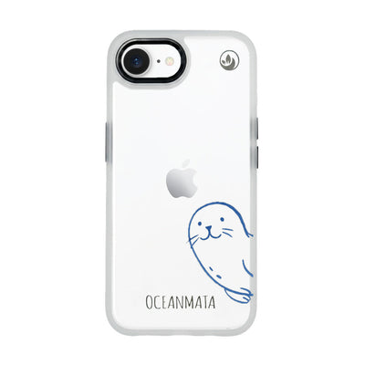 iPhone 16e/17e Case - Seal blue - "Robby" - sustainable