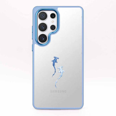 Samsung S24+ Case - shark blue - "Hammerhead" - sustainable