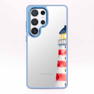 Samsung S24+ Case - Lighthouse blue - "Lighthouse" - sustainable