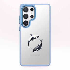 Samsung S24 Ultra Hülle - Orca blau - "OrcaFlow" - nachhaltig