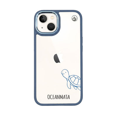 iPhone 13 hoesje - Turtle Blue - "Schildi" - Duurzaam