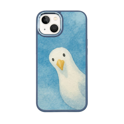 iPhone 13 hoesje - Seagull Blue - "Seagull" - Duurzaam