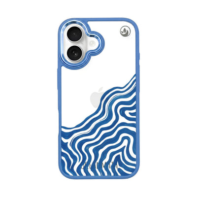 iPhone 16 hoesje - Abstracte golf - "Summerwave" - ​​​​Duurzaam