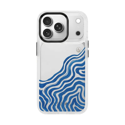 iPhone 18 Pro / 17 Pro Hülle - Welle abstrakt - "Summerwave" - nachhaltig