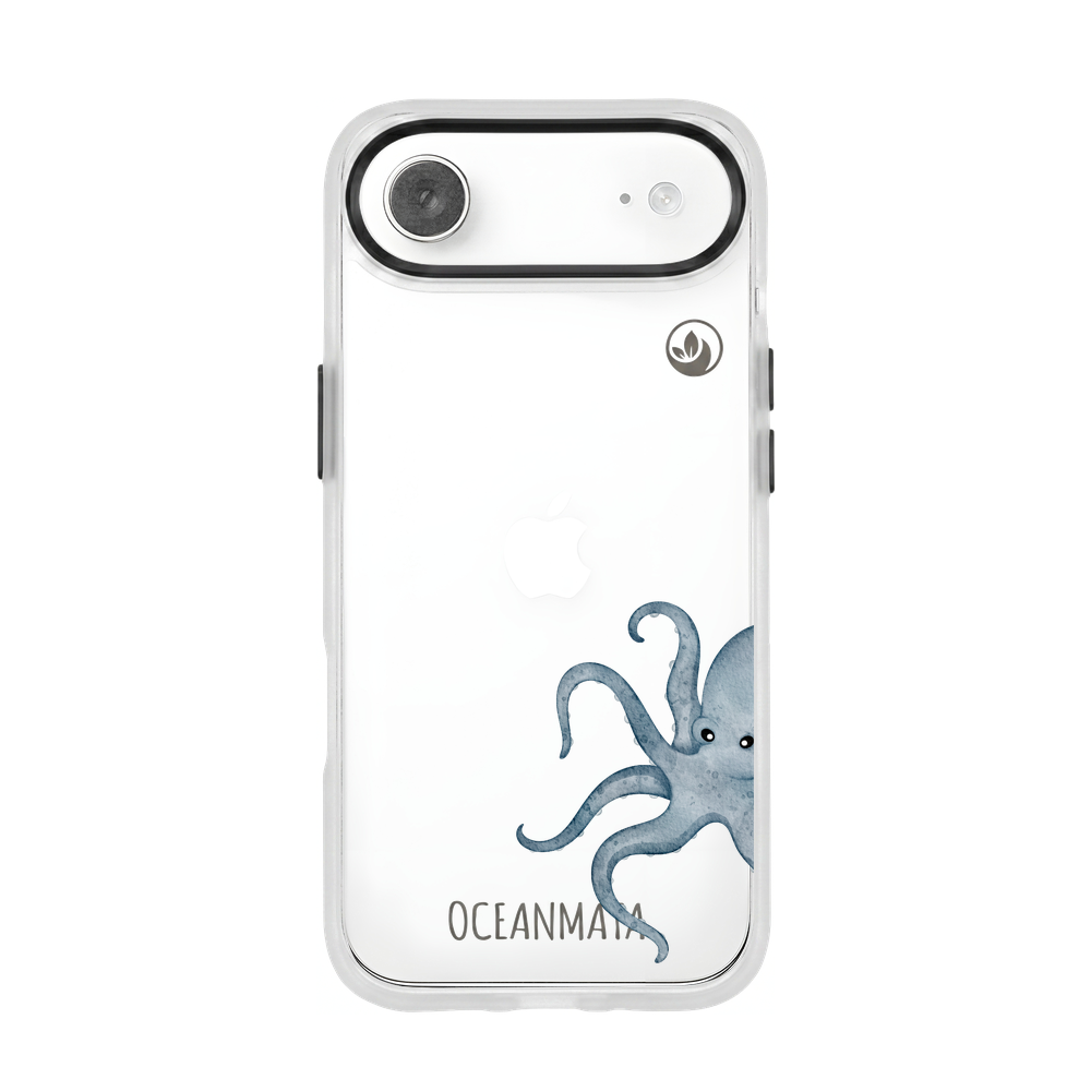 iPhone 17 Air Hülle - Oktopus blau - "TentacleTheory" - nachhaltig