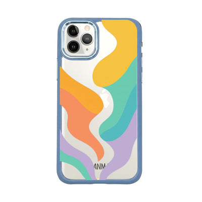 iPhone 11 pro case - colorful waves - "Tide Flow" - sustainable