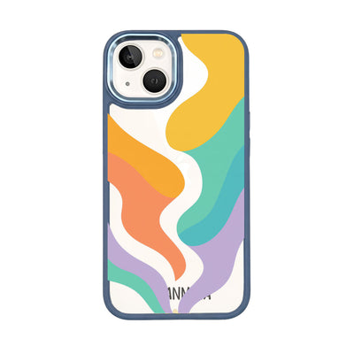 iPhone 13 case - colorful waves - "Tide Flow" - sustainable