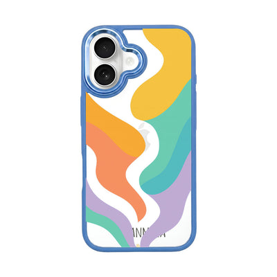 iPhone 16 case - colorful waves - "Tide Flow" - sustainable