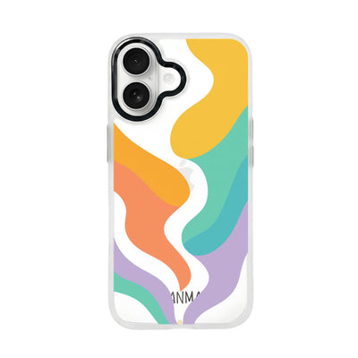 iPhone 17 Case - colorful waves - "Tide Flow" - sustainable