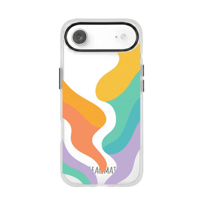 iPhone 17 Air Case - Colorful Waves - "Tide Flow" - Sustainable