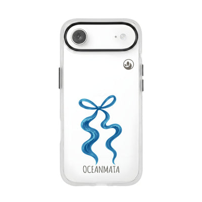 iPhone 17 Air Hülle - Schleife blau - "tideknot" - nachhaltig