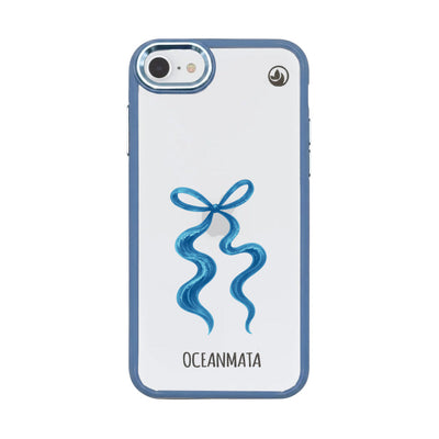 iPhone SE/7/8 Case - Blue Bow - "tideknot" - Sustainable