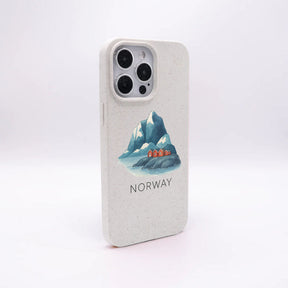 iPhone 13 mini Hülle - Norwegen weiß - "Norway" - nachhaltig