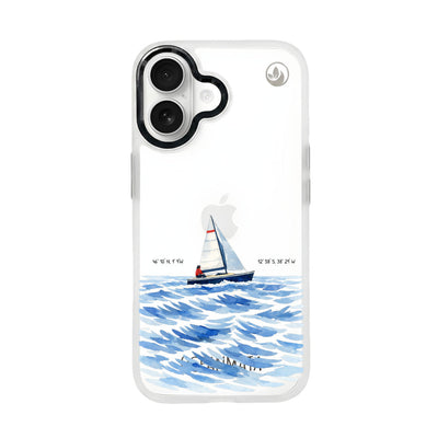 iPhone 17 Case - Sailing white - "Golden Horizon" - sustainable