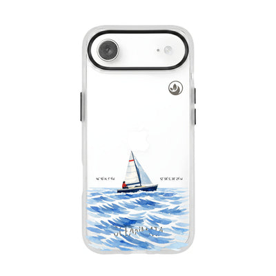 iPhone 17 Air Case - Sailing White - "Golden Horizon" - sustainable