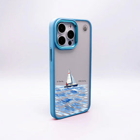 Nachhaltige Handyhülle iPhone 17 Air Towardsthehorizon aus Ocean Plastic — Rückseite