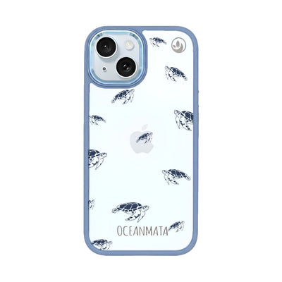 iPhone 15 Case - Turtles Blue - "Turtlino" - Sustainable