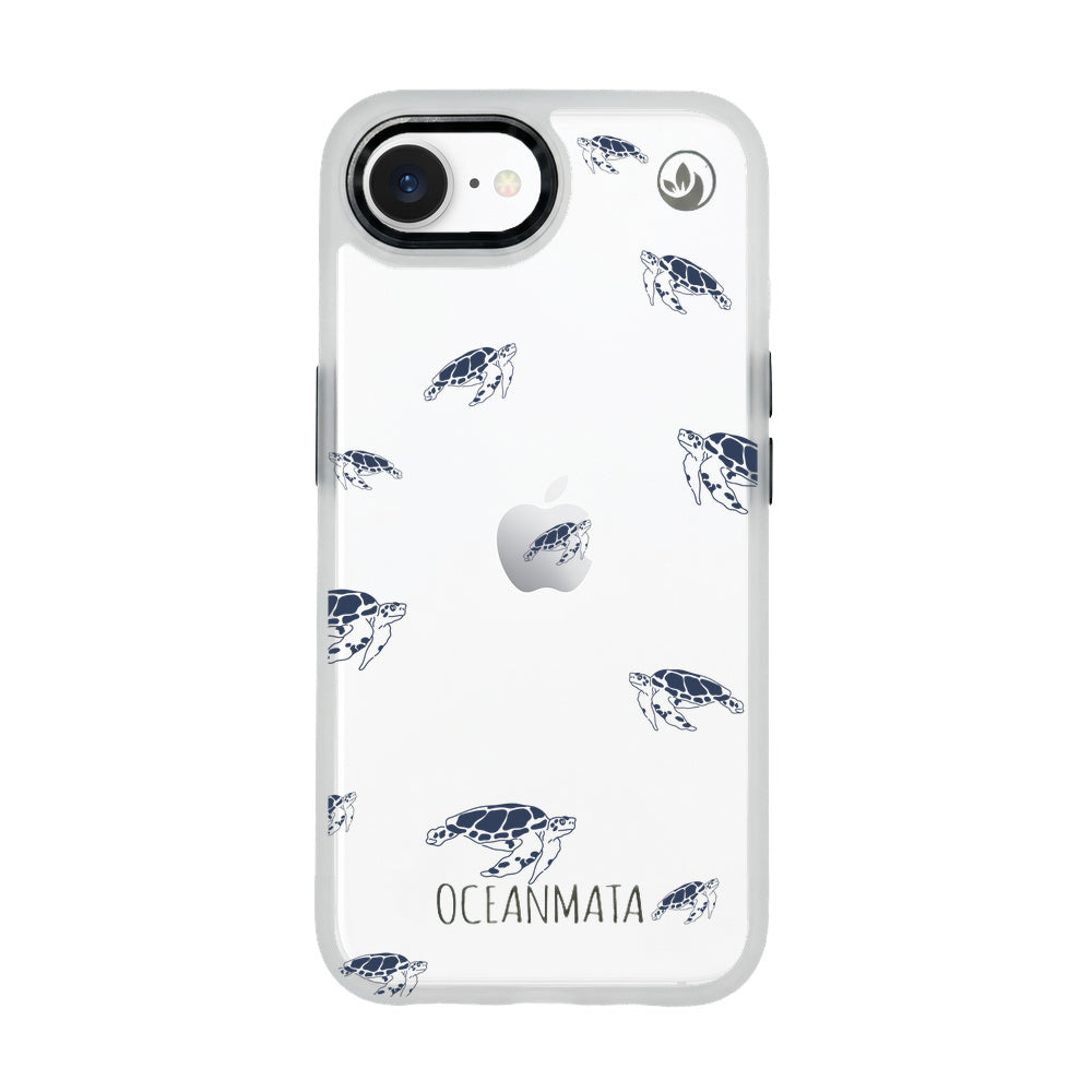 iPhone 16e Case - Turtles Blue - "Turtlino" - Sustainable