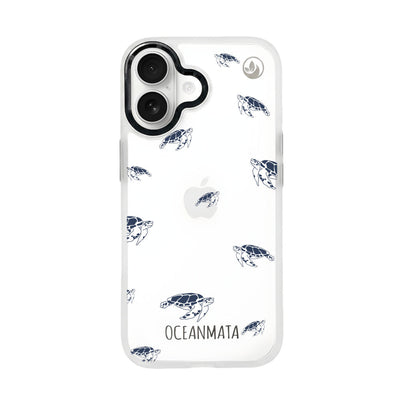 iPhone 17 Case - Turtles Blue - "Turtlino" - Sustainable