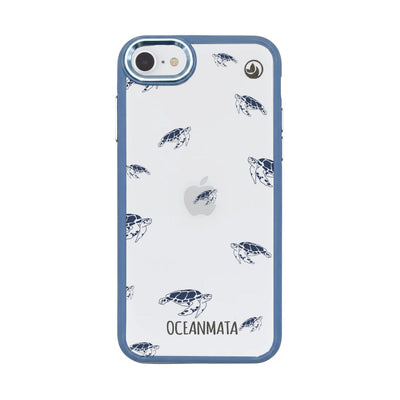 iPhone SE/7/8 hoesje - Turtles Blue - "Turtlino" - Duurzaam
