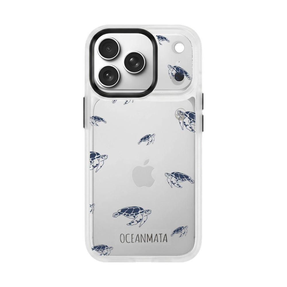 Samsung S26 Ultra Hülle - Schildkröten blau - "Turtlino" - nachhaltig
