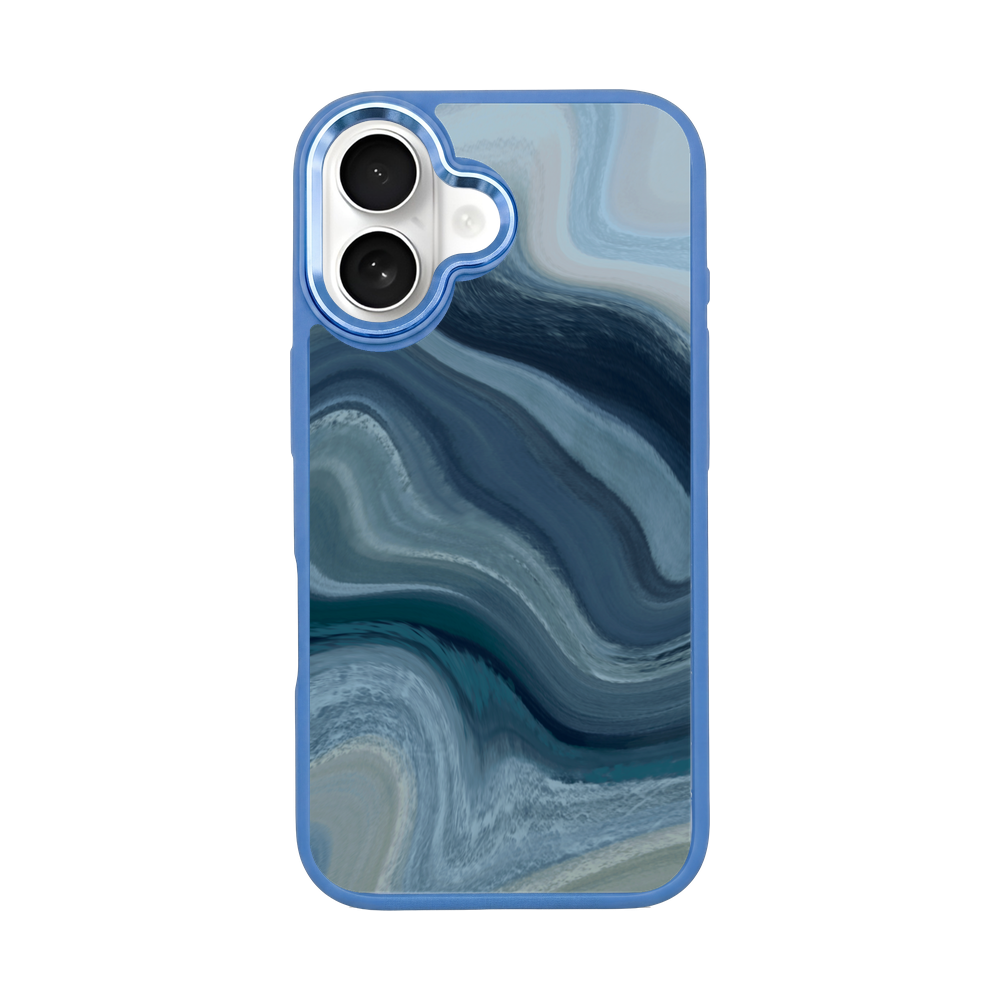 iPhone 16 hoesje - Abstracte golf - "Summerwave" - ​​​​Duurzaam