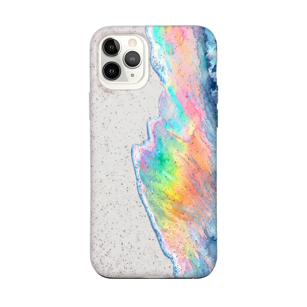 Biologisch abbaubare Handyhülle iPhone 11 pro Waveofpride — kompostierbar — Vorderseite