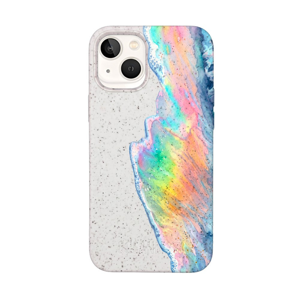 Biologisch abbaubare Handyhülle iPhone 13 mini Waveofpride — kompostierbar — Vorderseite