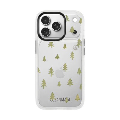 iPhone 17 Pro Case - Winter White - "Winter Forest" - Sustainable