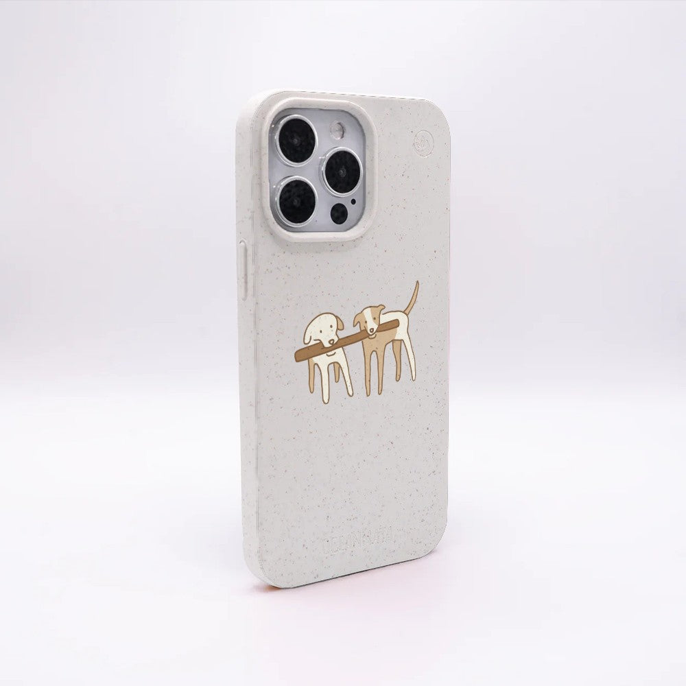 Biologisch abbaubare Handyhülle iPhone 18 Pro Max / 17 Pro Max Wuff — kompostierbar — Rückseite